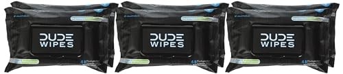 DUDE Wipes, 48 Count, 2 Pack | Flushable | 48 Count (Pack of 2), White
