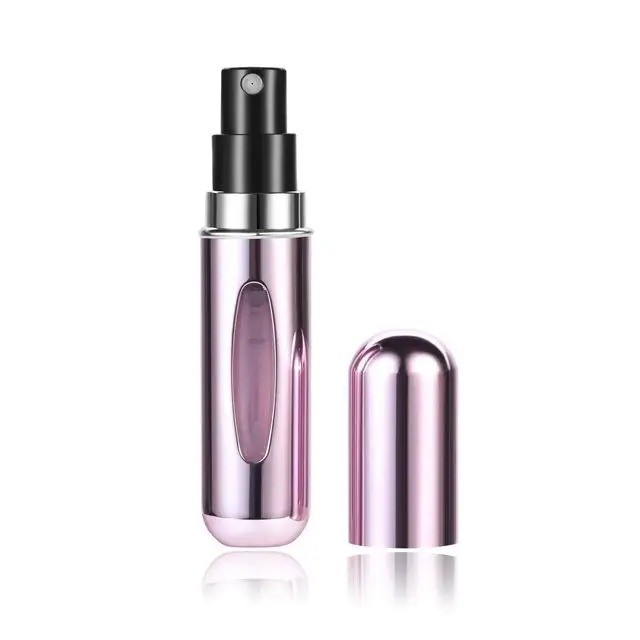10Pcs Mini Refillable Travel Portable Perfume Atomizer Bottles Spray Pump Case