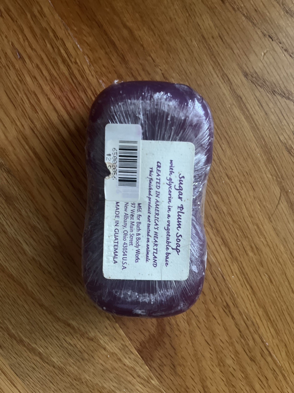 VINTAGE Bath & Body Works Sugar Plum Soap Special Edition RARE glycerine 4.5 oz