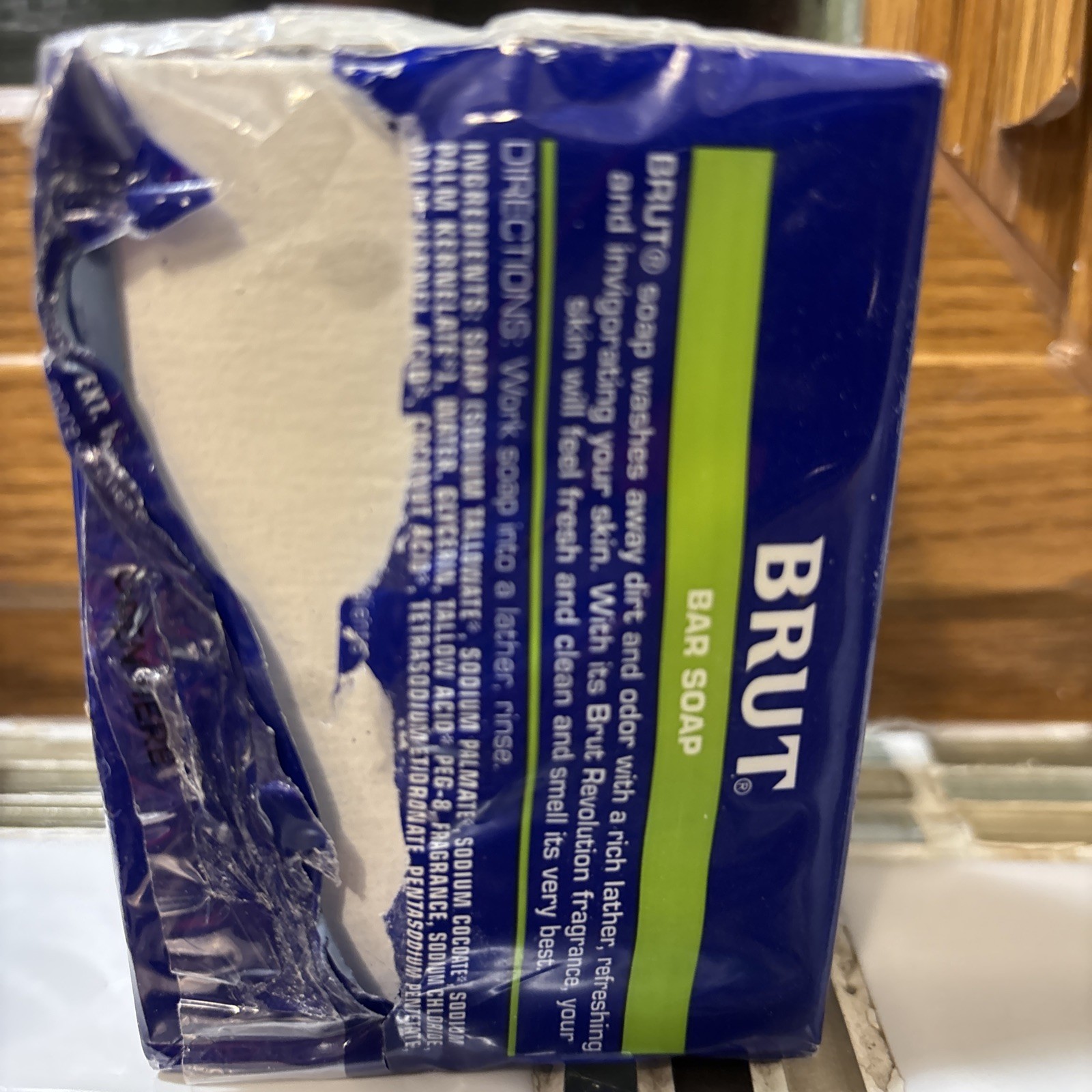 Pack 2 Brut Revolution Bar Soap Bars 3.5 Oz. Each