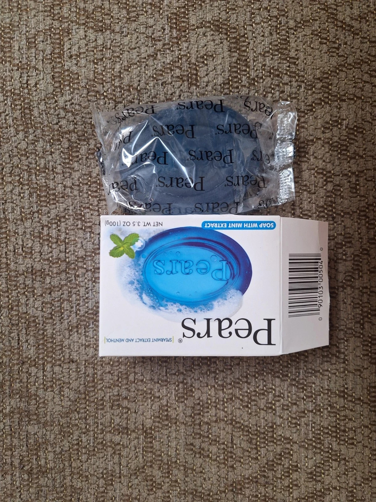 Pears Glycerin Soap Variety 12-Pack Transparent Amber Blue & Green Bars 125g