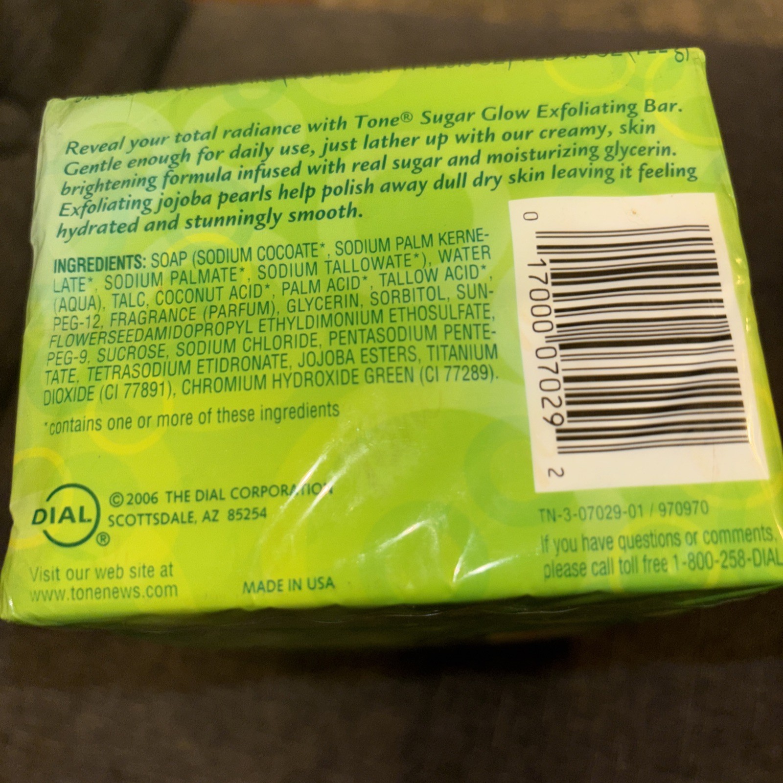 Tone Sugar Glow Exfoliating Bar Soap 6pk Discontinued 8.5oz Sealed Rare