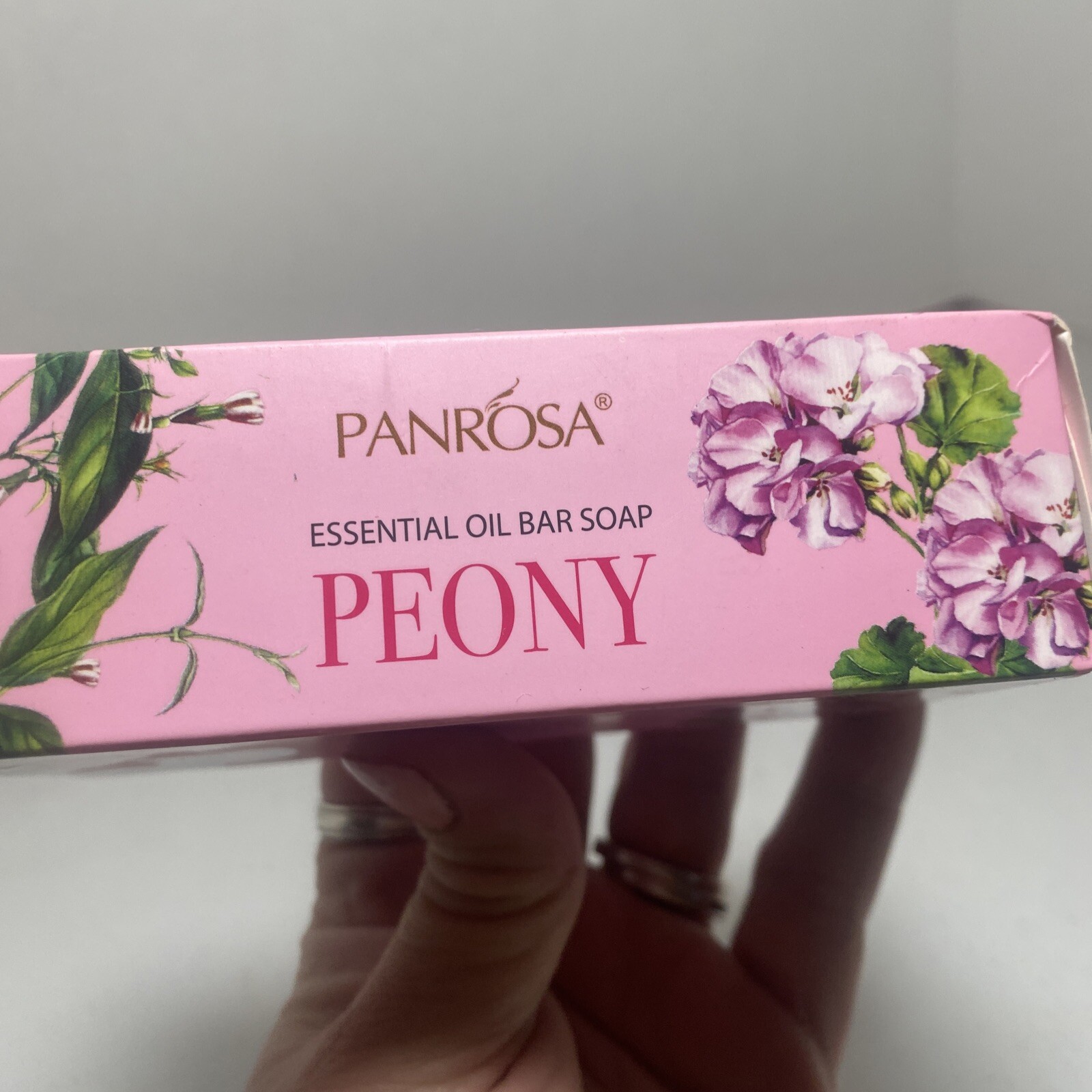 Panrosa Essential Oil Bar Soap Peony Gentle scent Made In USA