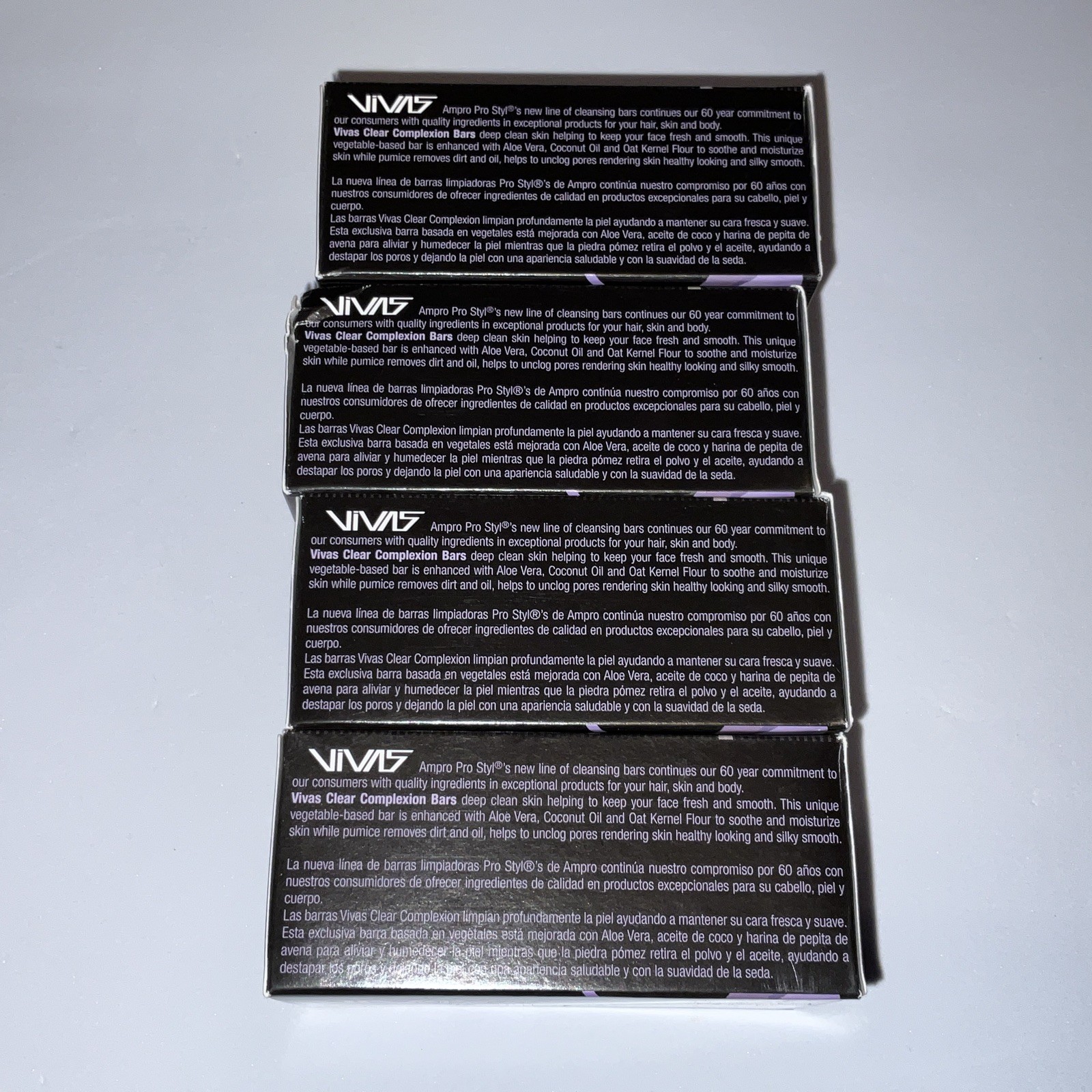 VIVAS Cleaning Bars Face Body Exfoliate New Getting 4 Bars
