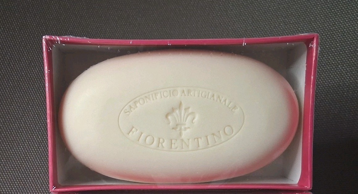 Saponificio Fiorentino Peony Bar Soap Handmade In Italy 2 x 10.5 oz Sealed