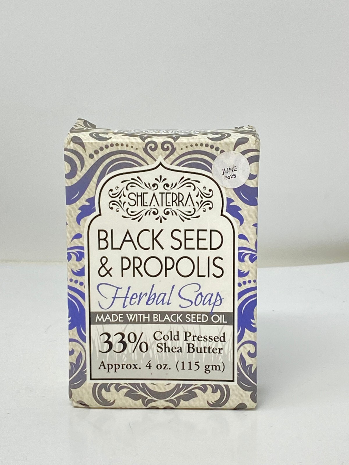 Shea Terra Organics, Black Seed & Propolis, Holistic Skin Care Herbal soap 4oz