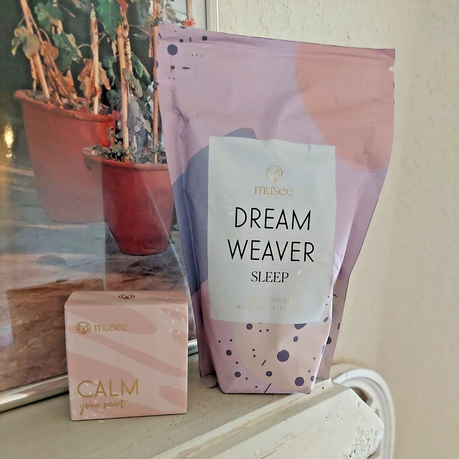 MUSSEE DREAM WEAVER SLEEP THERAPY AND MUSEE CALM YOUR HEART SOAP