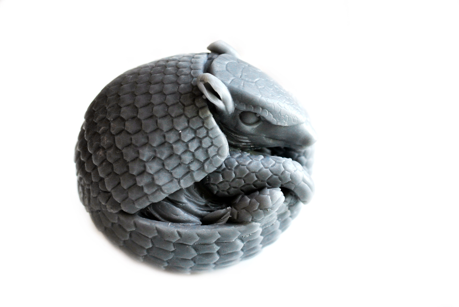 Armadillo Soap – Gray Brazilian Armadillo – Handmade Animal Soap Ball
