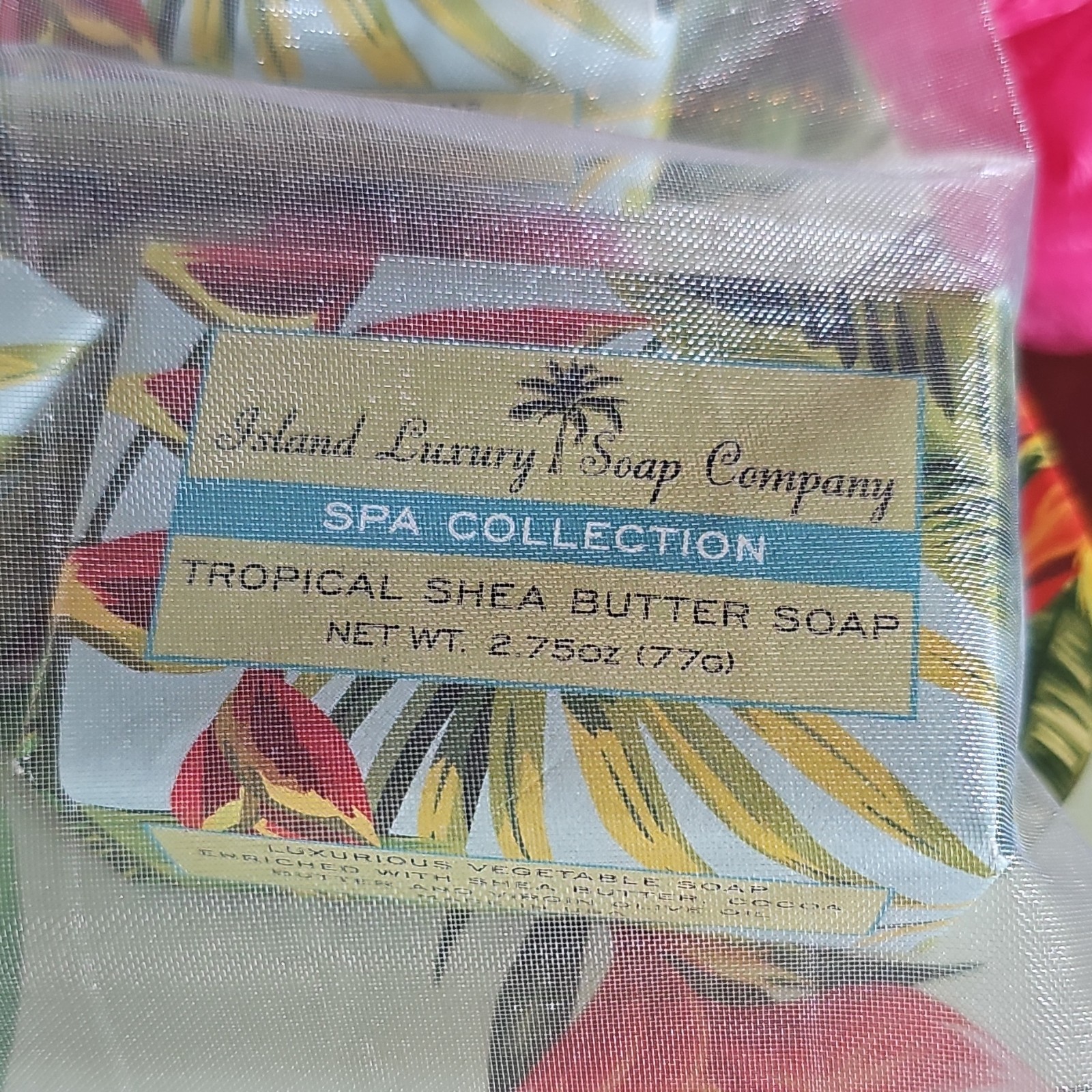 Island Luxury Soap Company Spa Collection Tropical Shea Butter NET WT 2.75 Oz