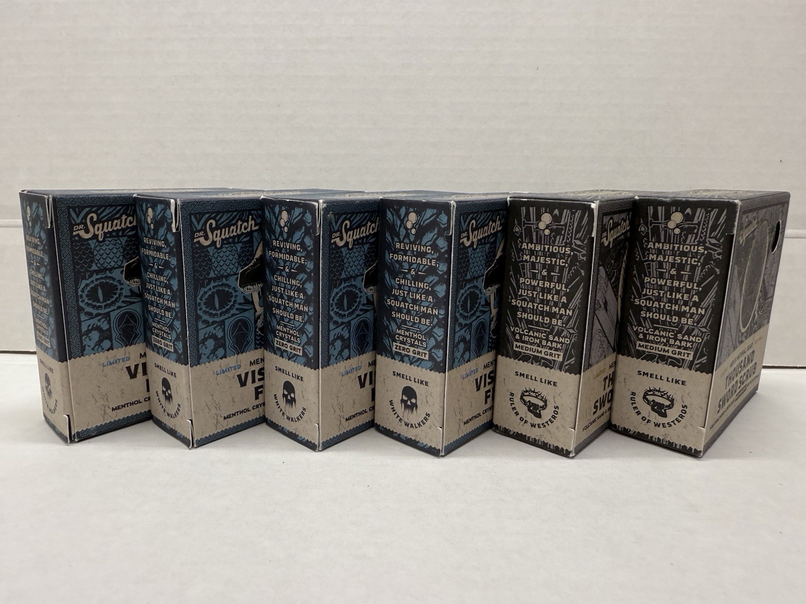 7 pcs. Dr Squatch Soap Thousand Sword Scrub – Game of Thrones – Limited Edition