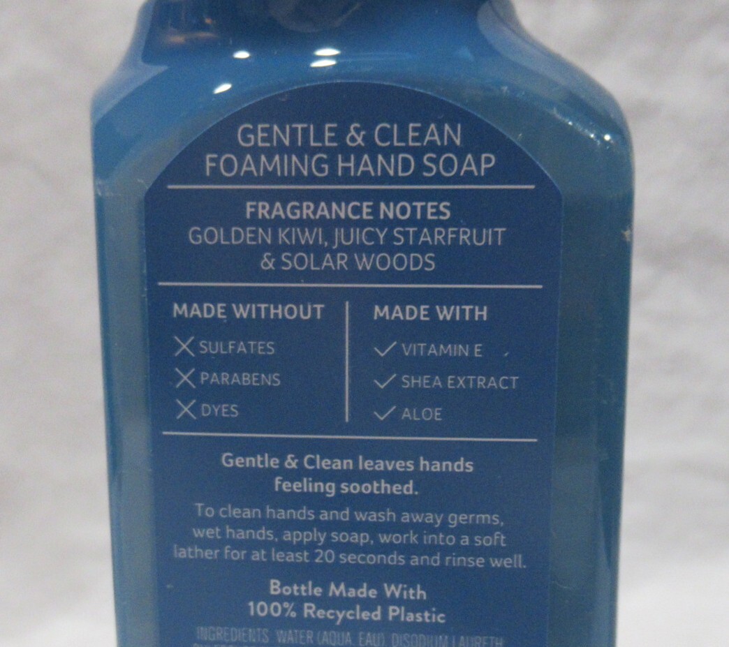 Bath & Body Works G&C Foaming Hand Soap Set Lot of 2 SWEET KIWI & STARFRUIT