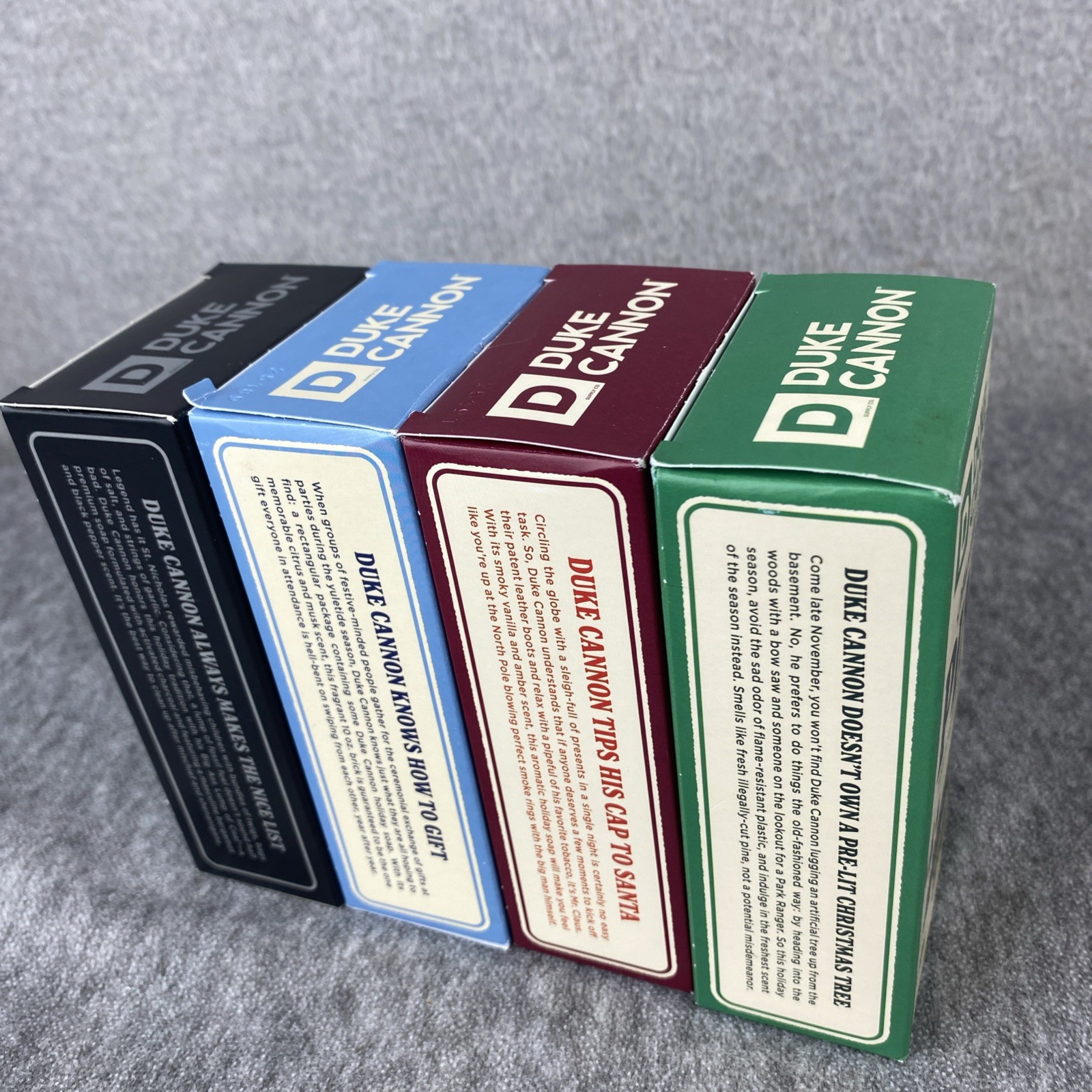Duke Cannon Pine Pipe Smoke Lump Of Coal Elephant Lot Of 4 10oz Bars Soap NEW ✅