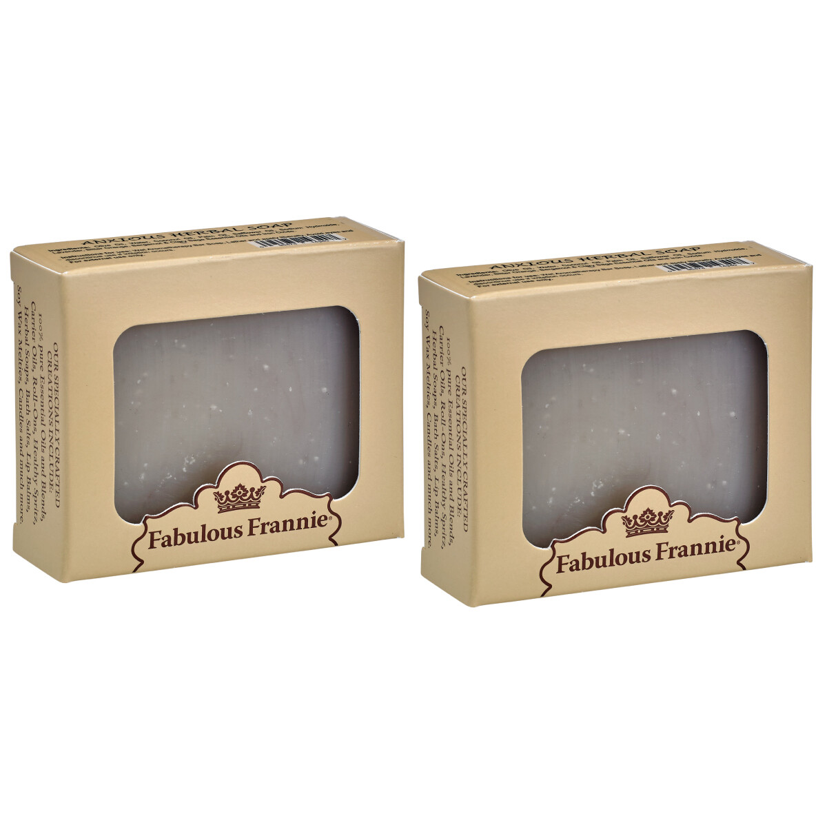 Anxious Herbal Soap Bar Fabulous Frannie 2pk B3G1 Free Ship 2