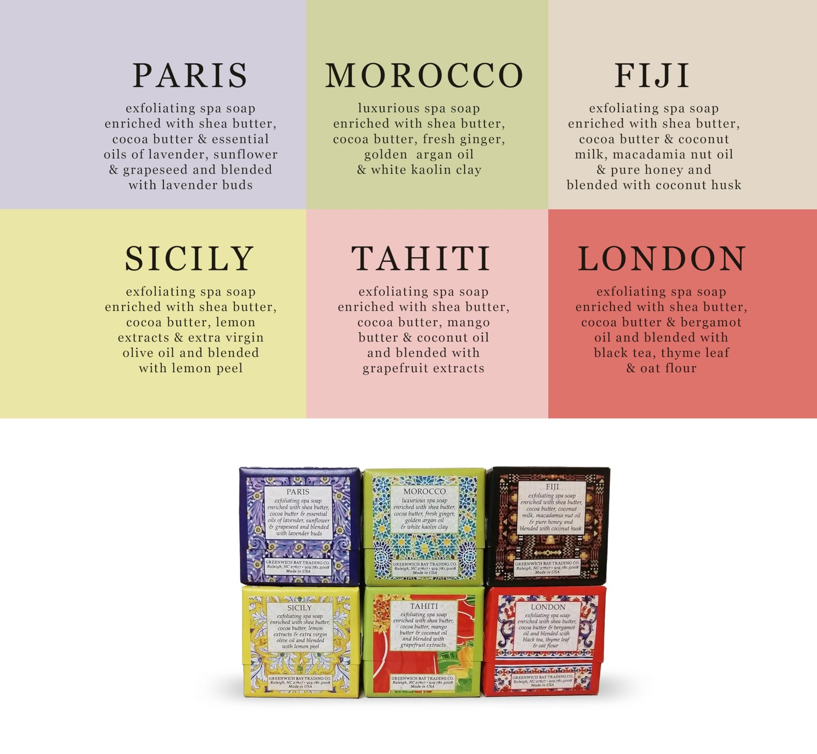 Spring Garden Bloom Flower Shea Butter Soap Gift Set – Floral Shea Butter Soa…