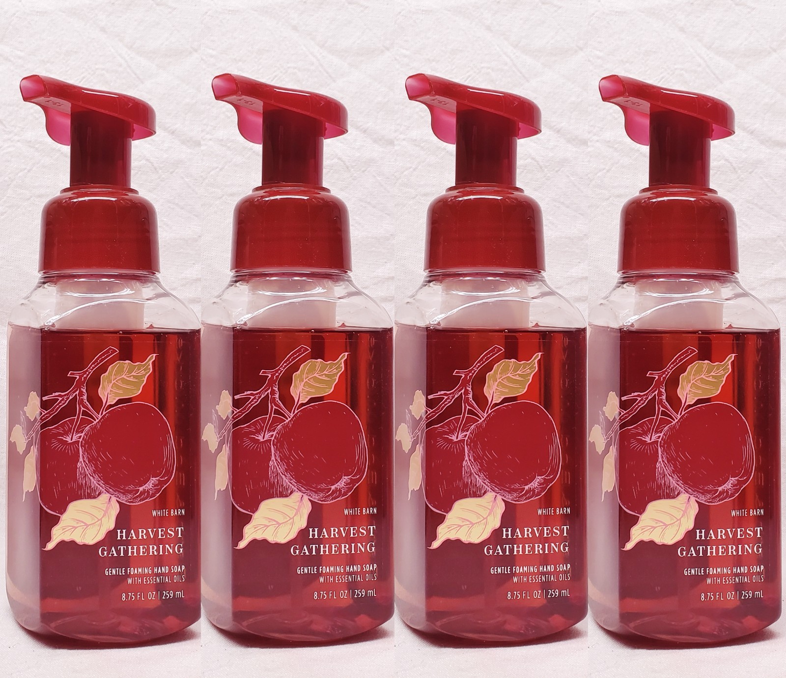 4 Bath & Body Works HARVEST TABLE Foaming Hand Soap