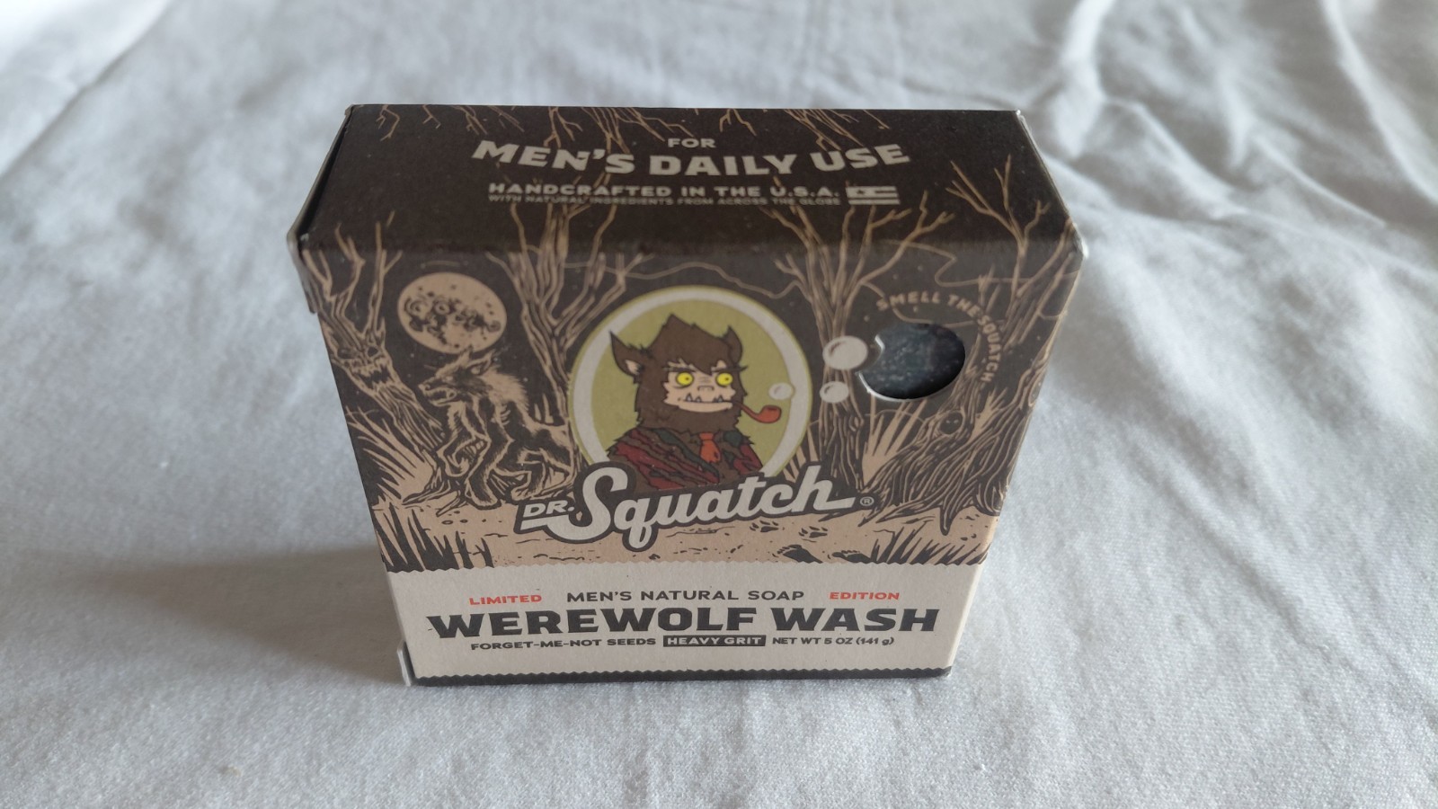 Dr. Squatch Men’s Soap 3pk Summer Citrus, Ltd. Ed. Werewolf Wash, Coastal Mist