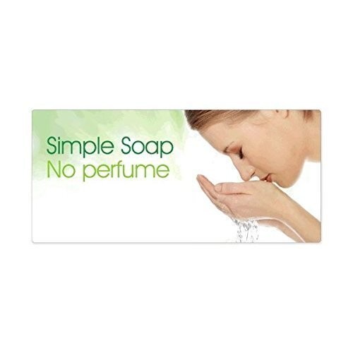 Simple Pure Soap for Sensitive Skin Twin Pack, 100 Gram / 4 Ounce Bars (Pack of