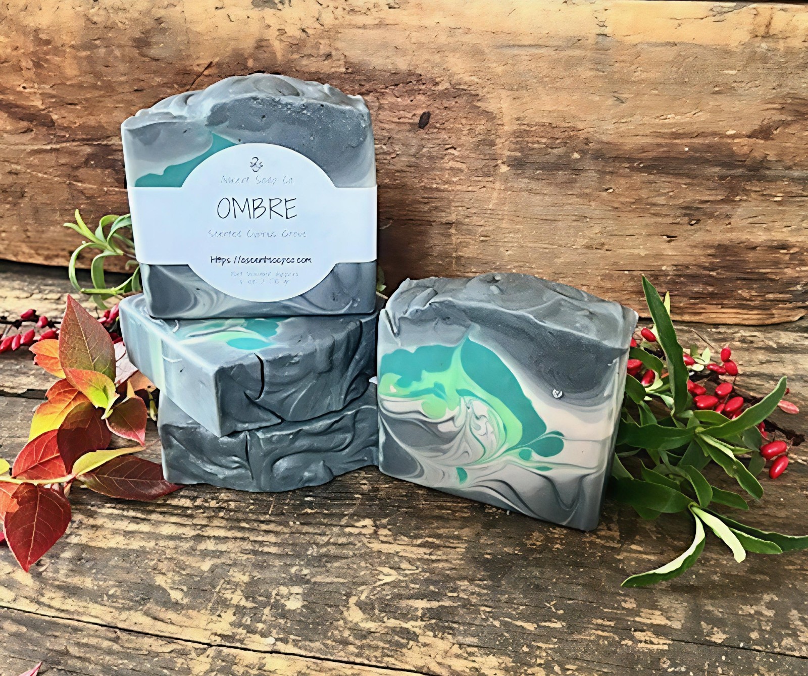 Ombre Handcrafted Artisan Soap from Ascent Soap Co.