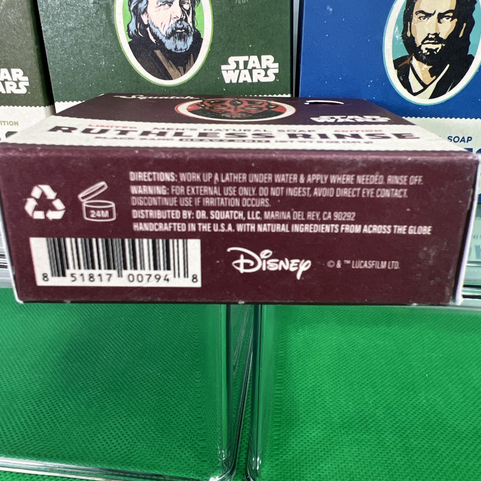 DR. Squatch Limited Edition Star Wars Soap, Zero & Heavy Grit (5Bars) 5 OZ Bars