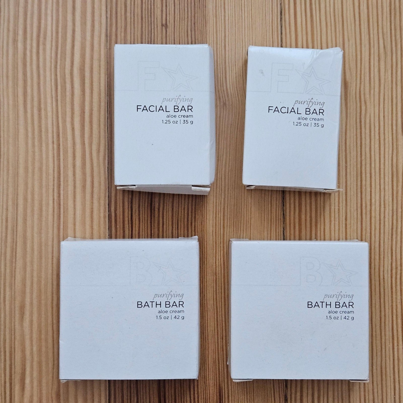 Gilchrist & Soames Cleansing Facial & Bath Bars Aloe Cream Soap Travel 4 Bars