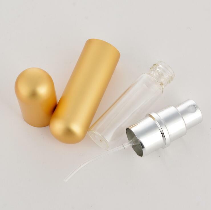5ML Travel Portable Mini Refillable Perfume Atomizer Bottle Scent Spray Case