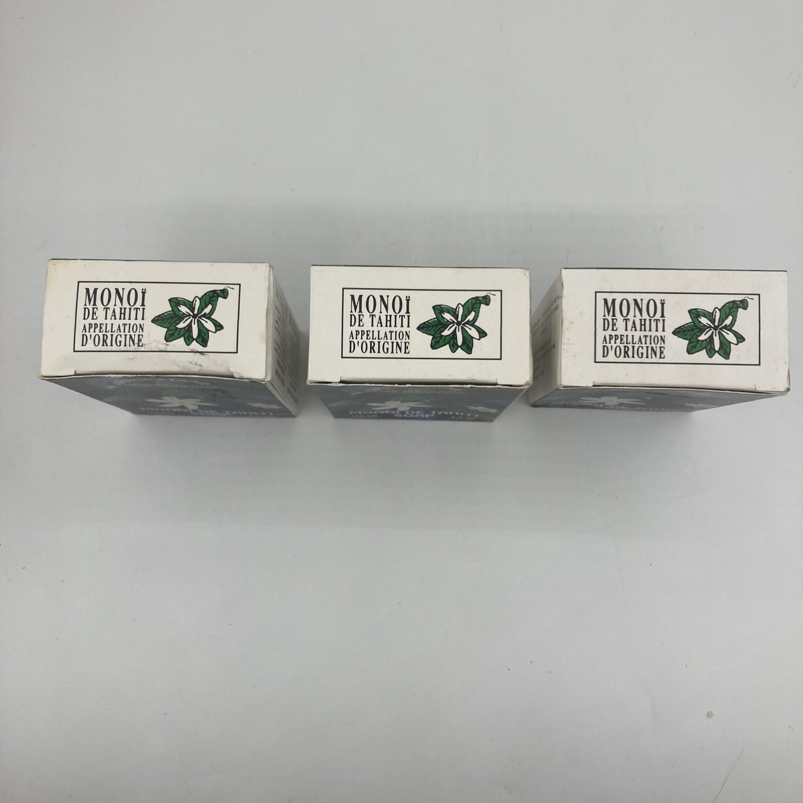 3x Vintage NOS 1980’s Vahine Tahiti Tiare Fragrance Monoi De Tahiti Soap RARE!