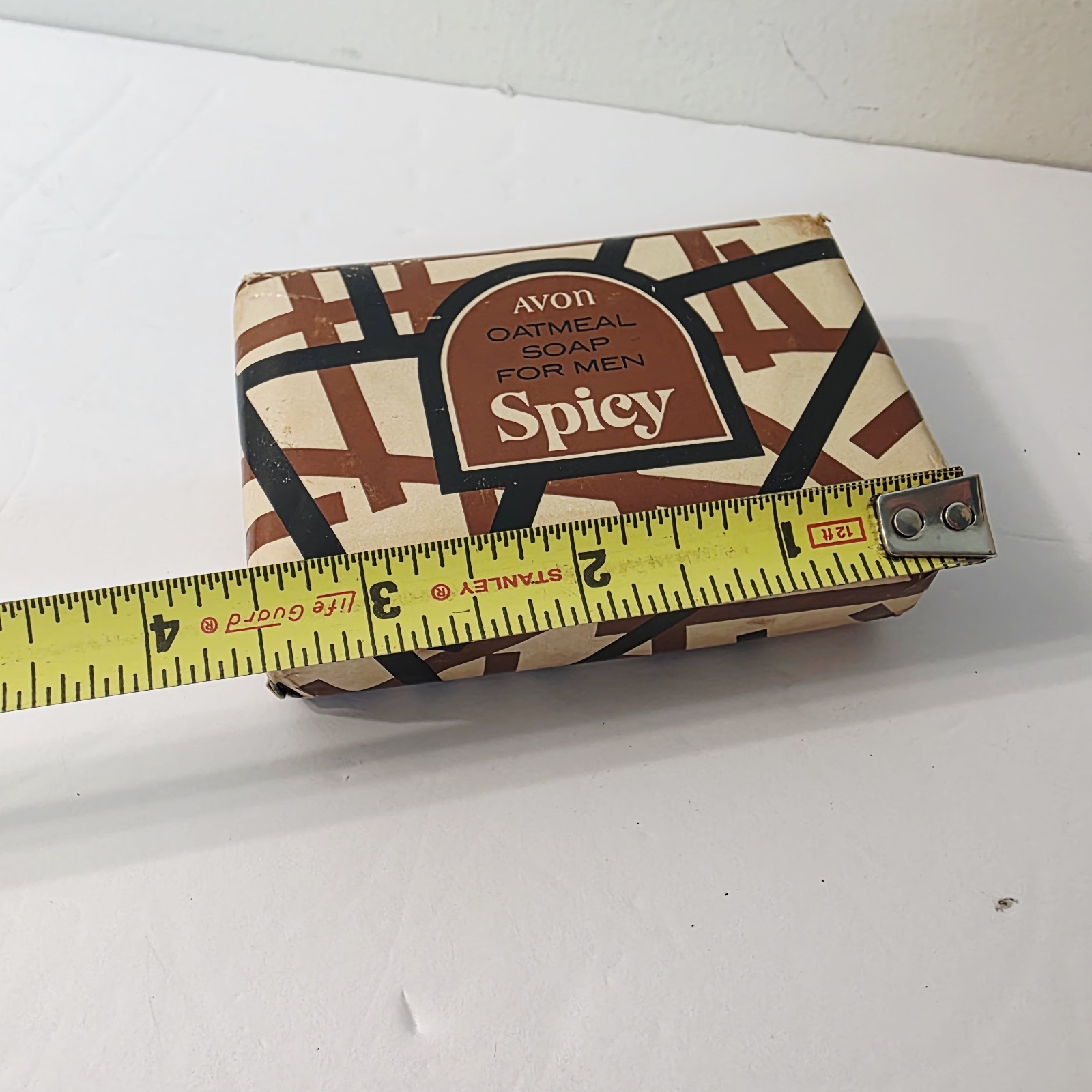 Vtg NOS Avon Oatmeal Bar Soap Spicy Refreshing Masculine Scent