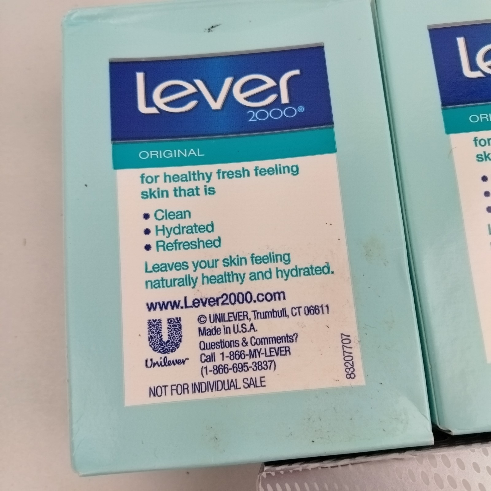 Vintage Lever 2000 Original Bar Soap Box Lot Of 3 Made in USA 3 Oz Each