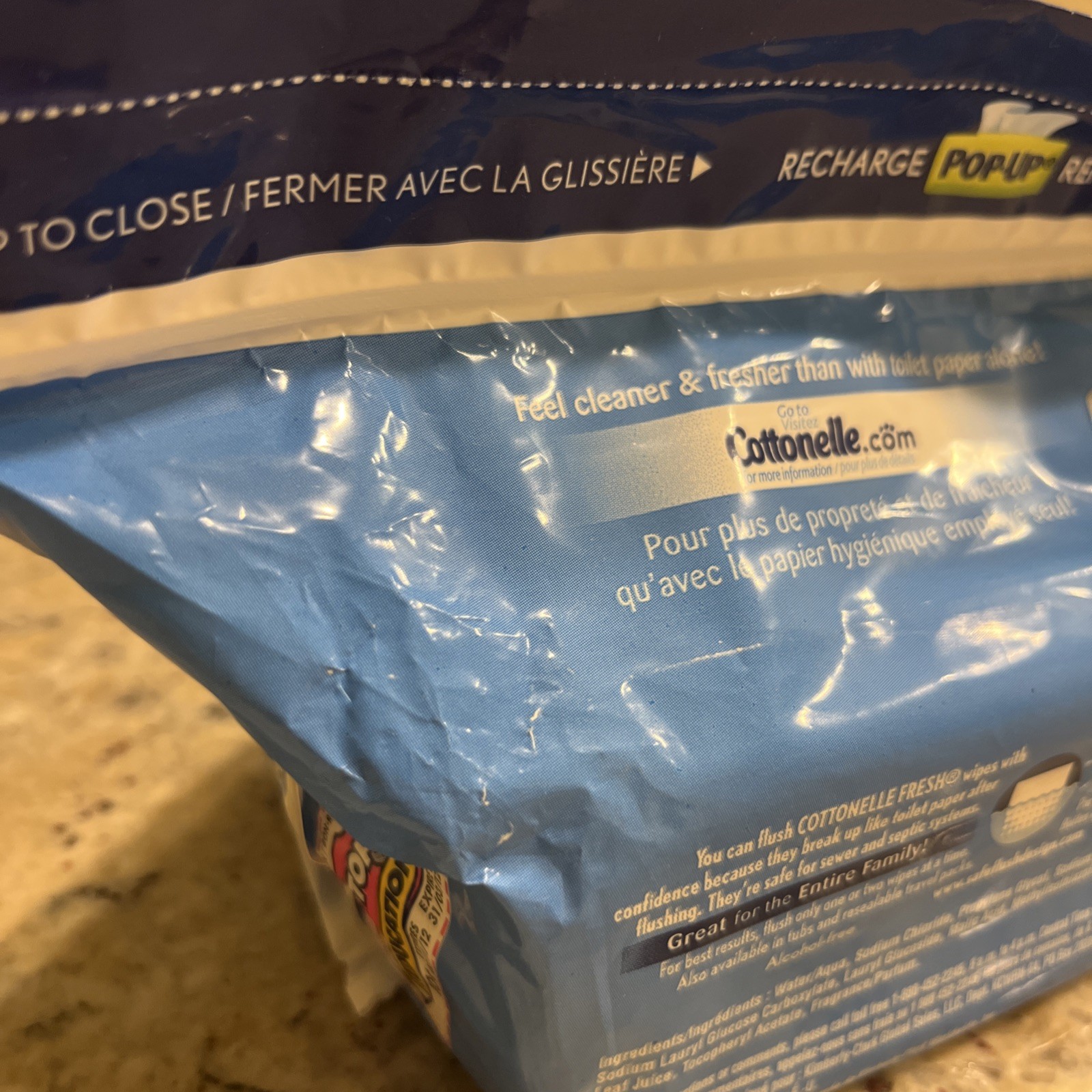 Cottonelle Flushable Wet Wipes 84 Count, ~ DISHEVELED PACKS ~ UNOPENED 2007