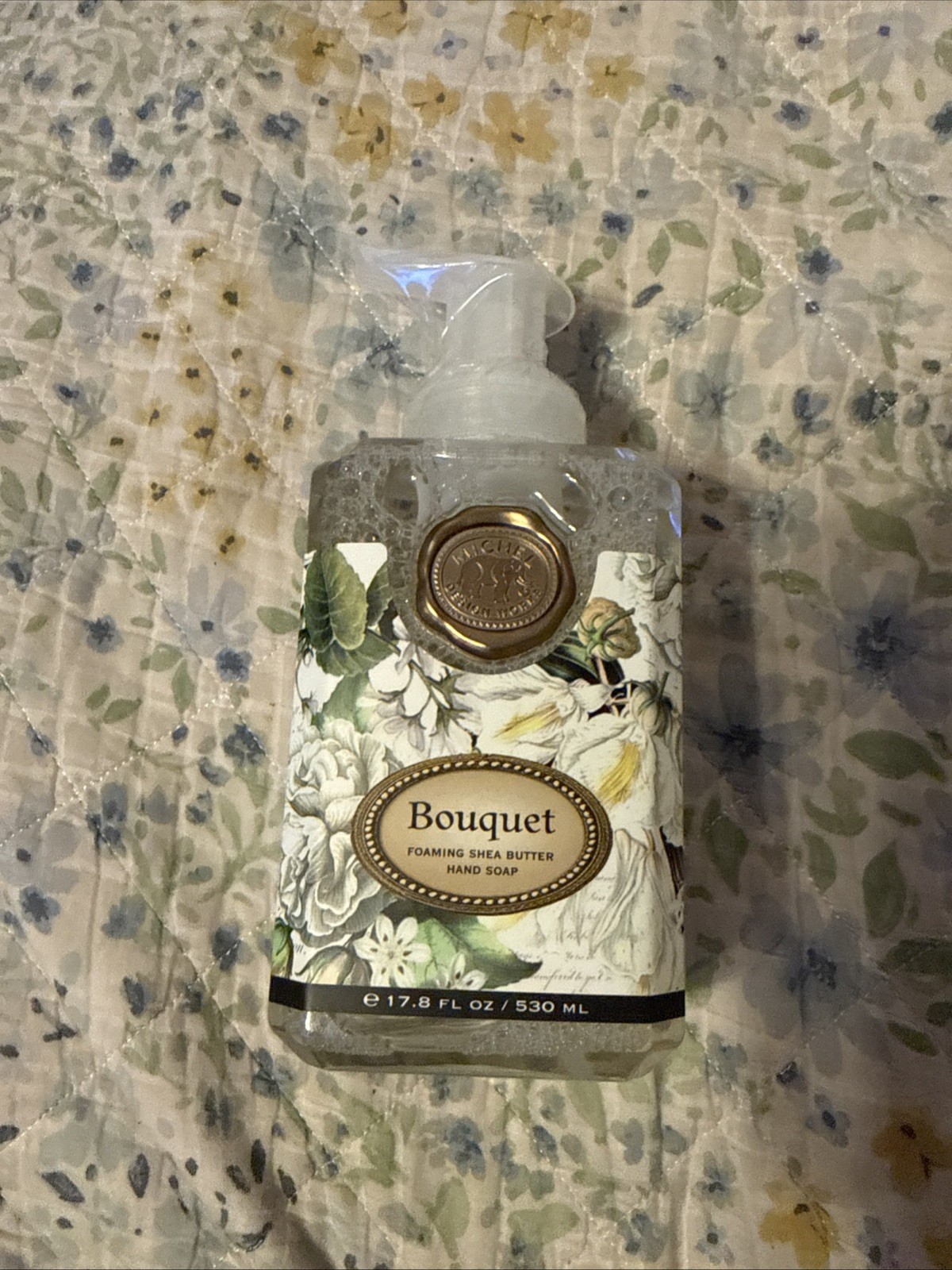 Michel Design Works SHEA BUTTER FOAMING HAND SOAP Bouquet Crisp Floral 17.8 Oz