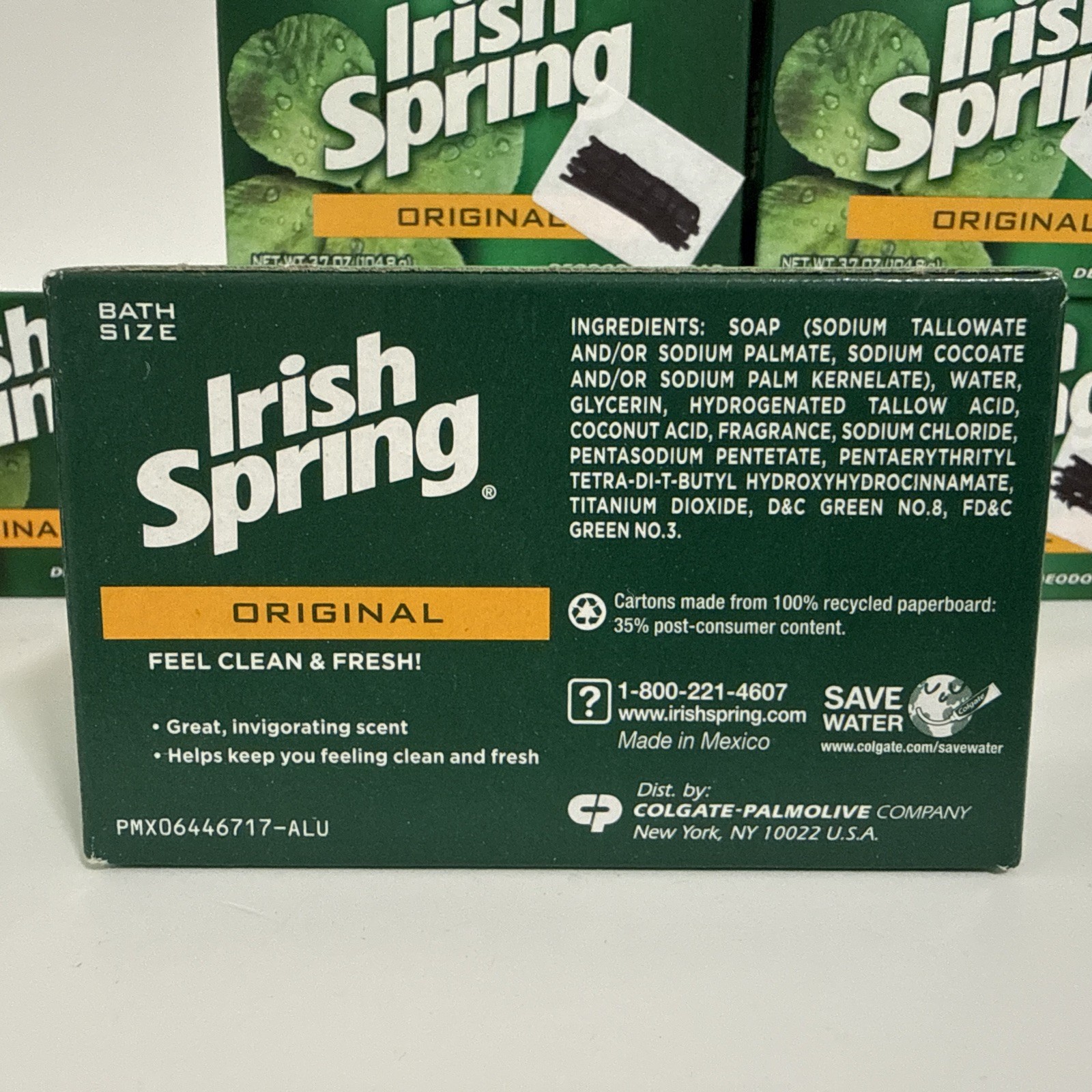 Irish Spring Bar Soap DISCONTINUED – Old Formula – No Flaxseed No Linwood 7 Bars