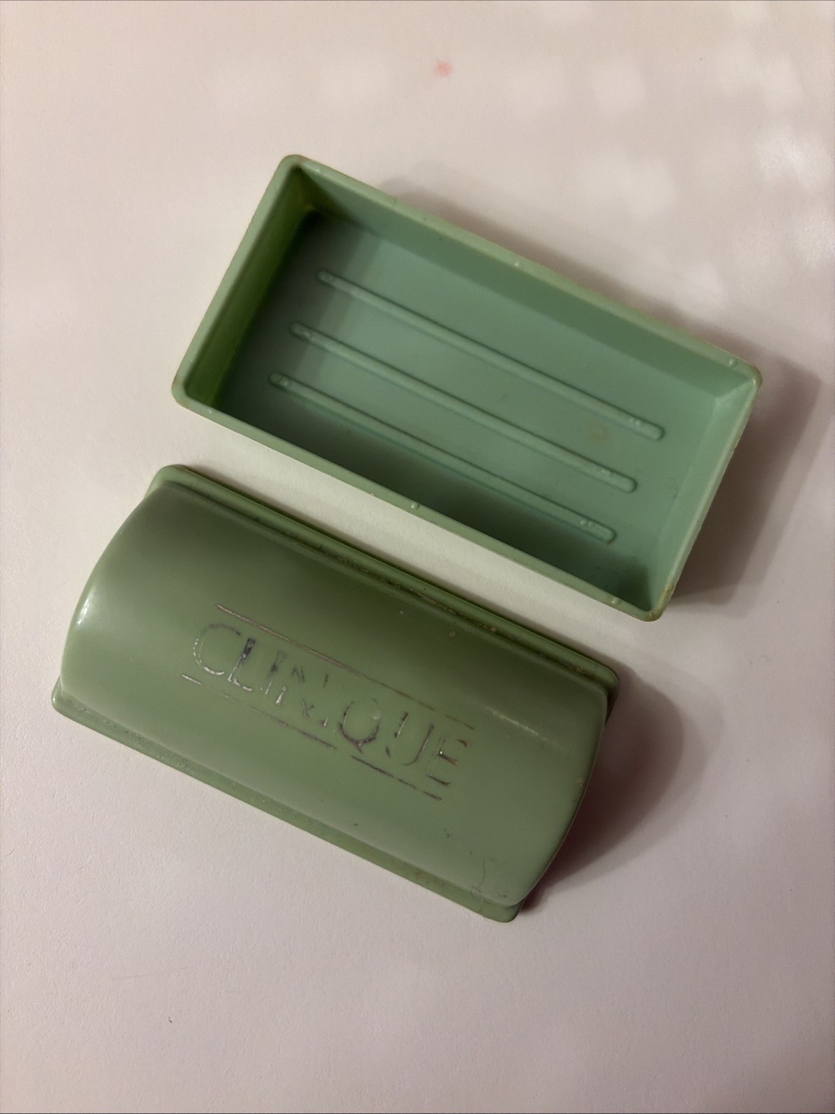 Vintage Clinique Soap travel case. Previously Loved.
