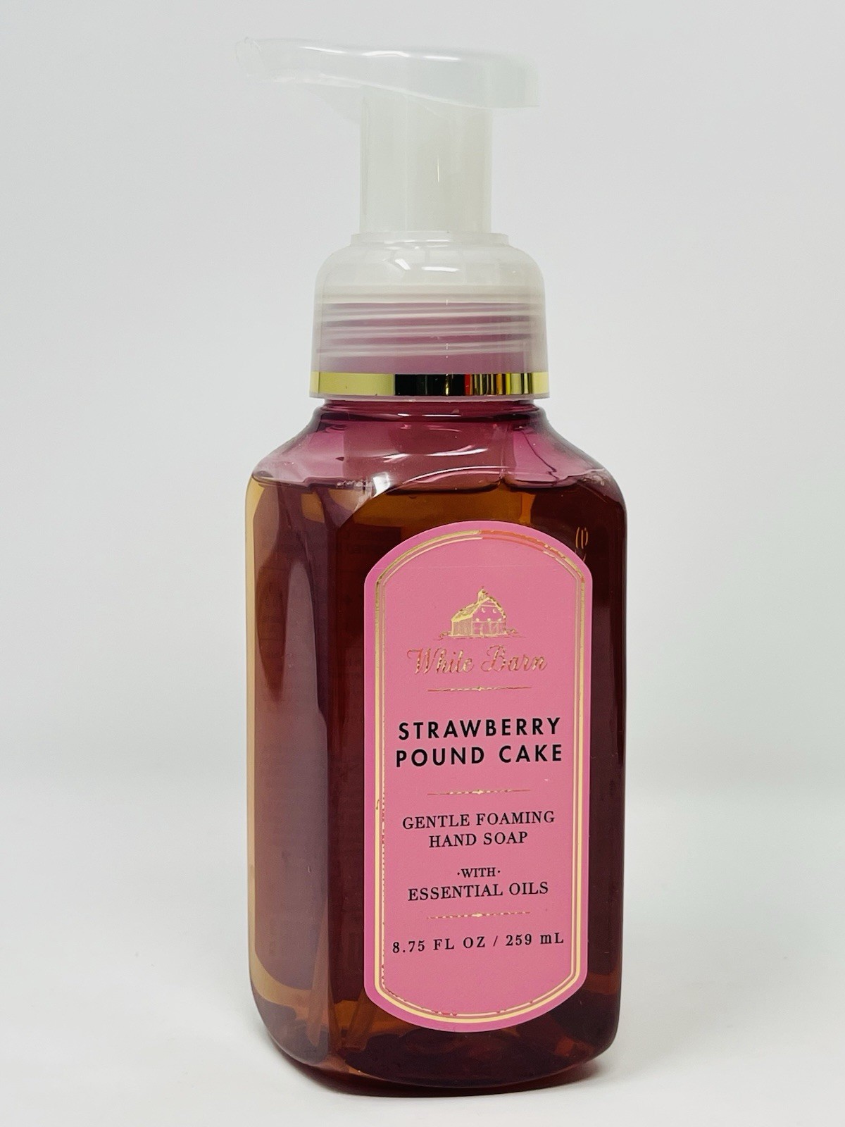 1 BATH & BODY WORKS Strawberry Pound Cake GENTLE CLEAN FOAMING HAND SOAP NEW