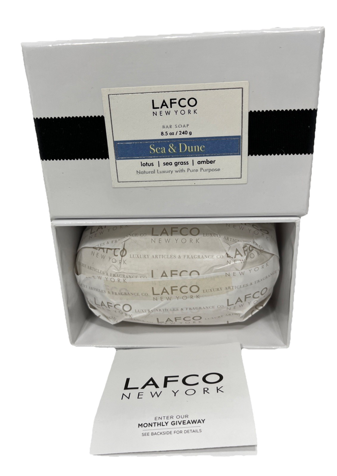 Lafco New York Bar Soap Marine Natural Luxury 8.5 oz
