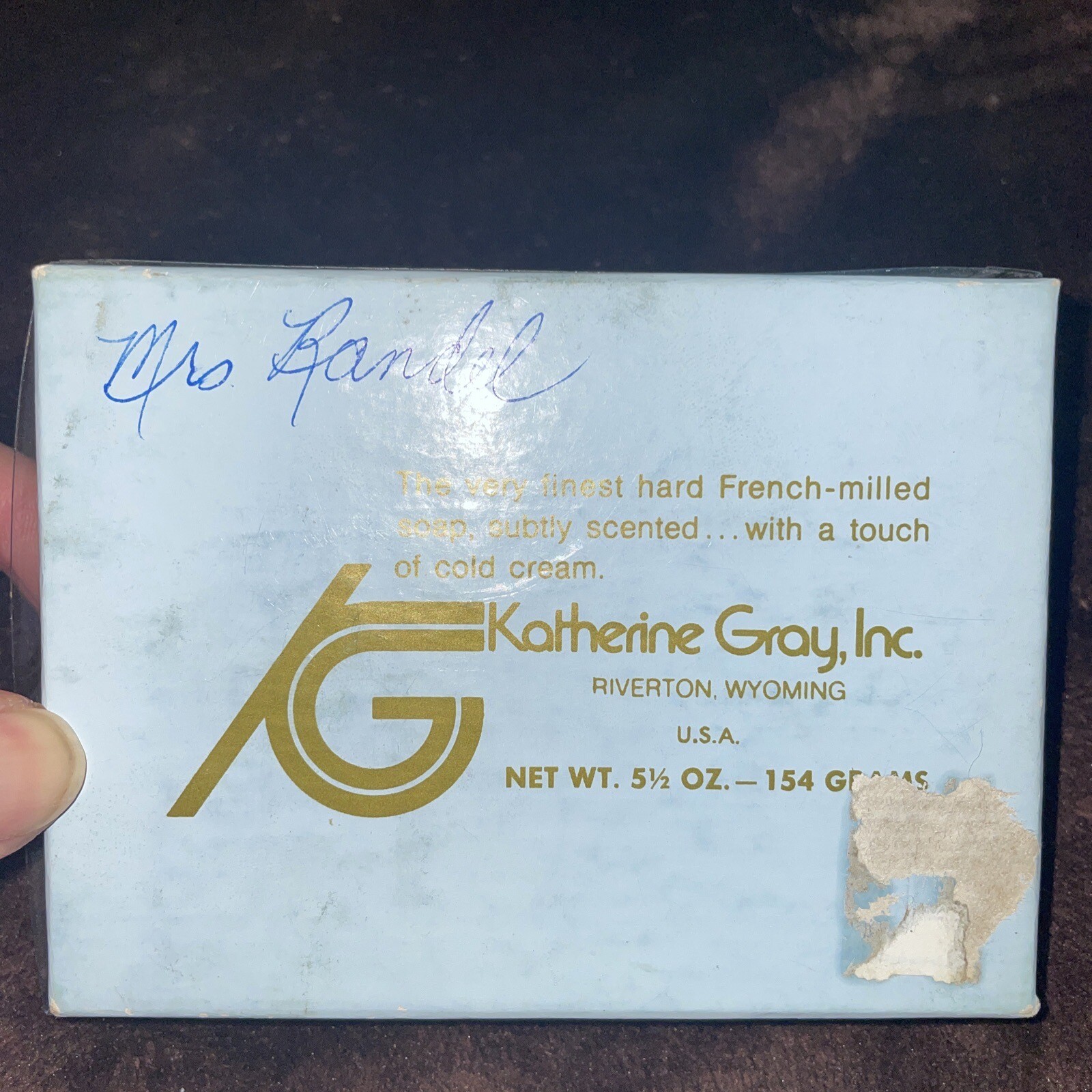Vintage Katherine Gray, Inc. New French-milled Boxed Soap Duo See Photos
