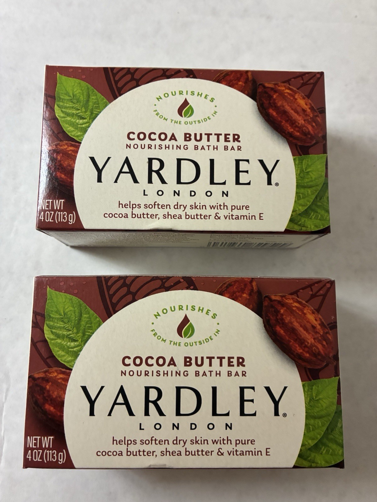 Yardley London Soap Bath Bar Cocoa Butter 4 Oz 120 G Pack Of 2