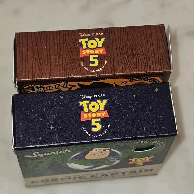SET OF 2 Dr. Squatch Soap Disney Pixar Toy Story 5 Howdy Hero + Cosmic Captain