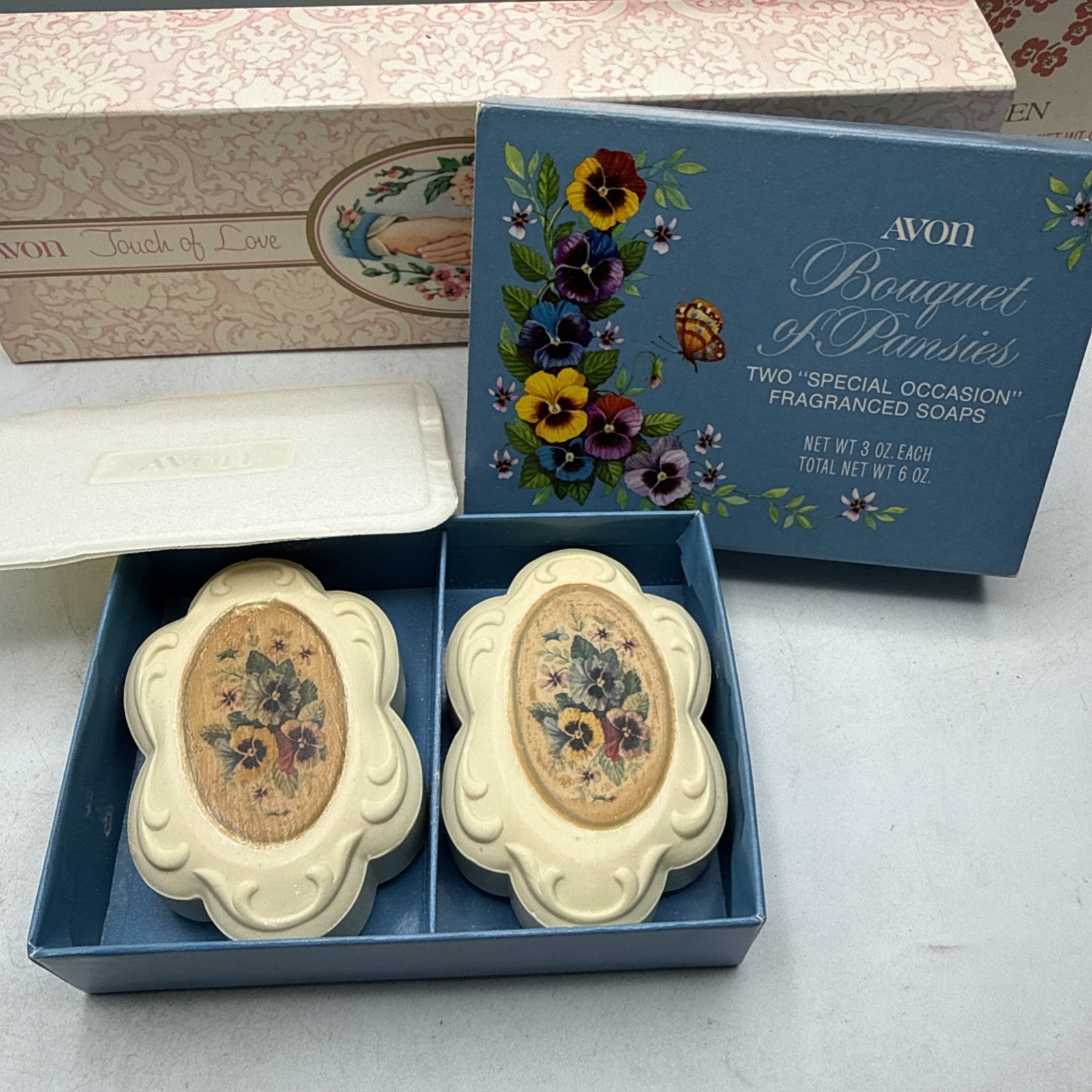Vintage Avon Mixed Lot Of Guest Soap Sets Floral Themed