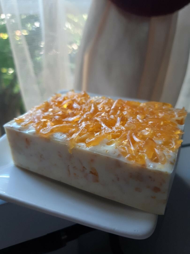 Exfoliant Orange and Honey Handmade Soap 4.oz