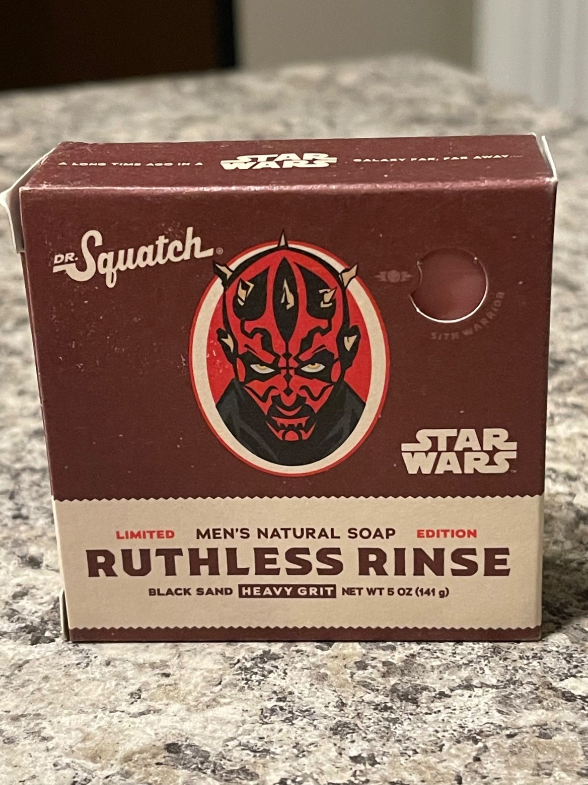 Dr Squatch Limited Edition STAR WARS Soap Complete 6 Bar Set Lot RARE! Vader