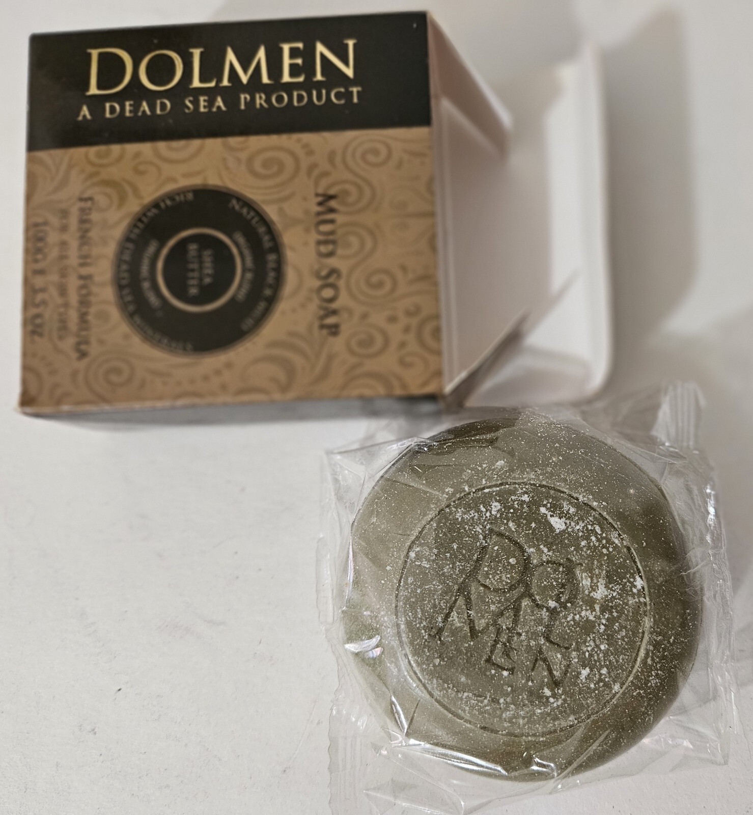 Dolmen Soap Dead SEA Product Mineral Mud Soap – 3.5 oz – New – Made in Jordan