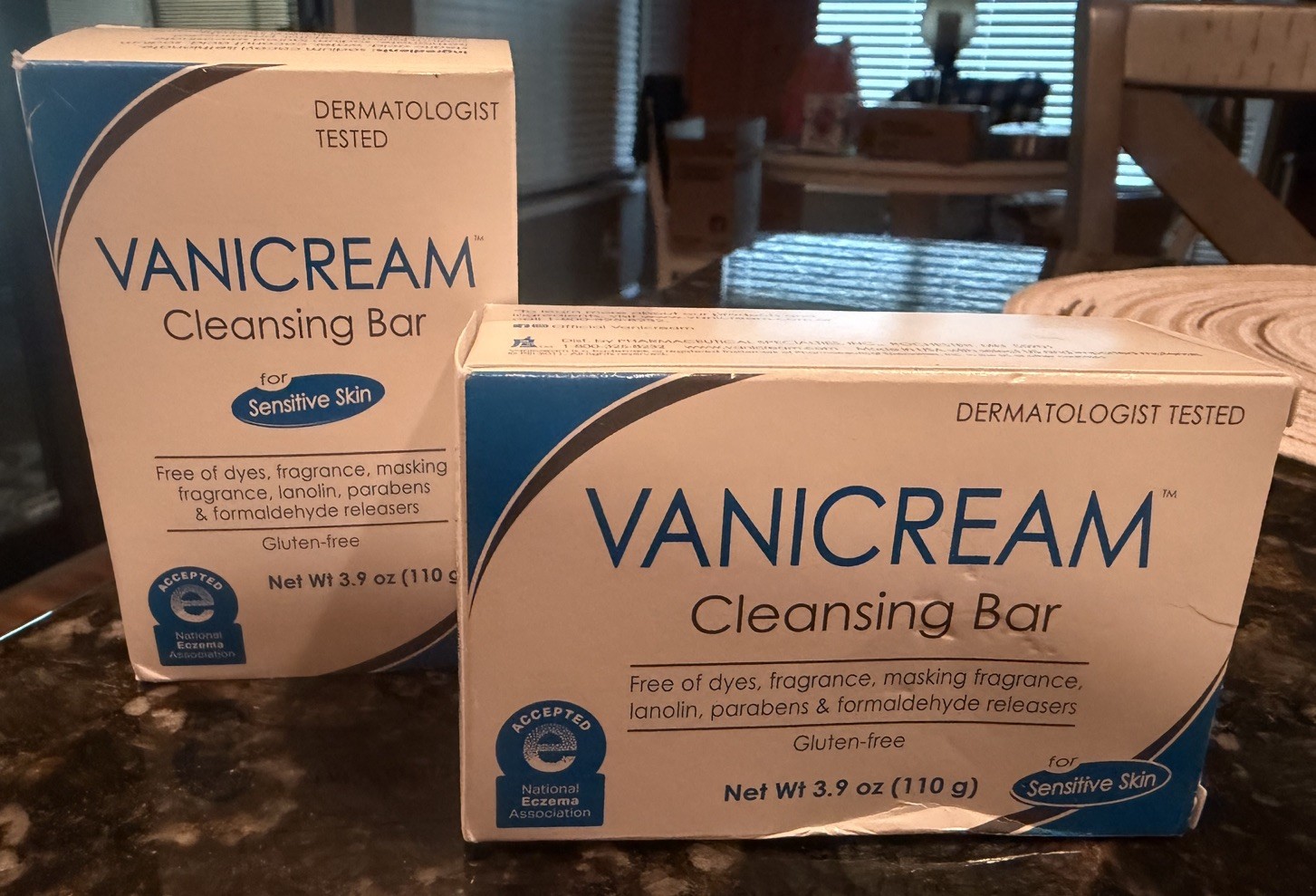 Vanicream Cleansing Bar for Sensitive Skin 3.90 oz Pack of 2