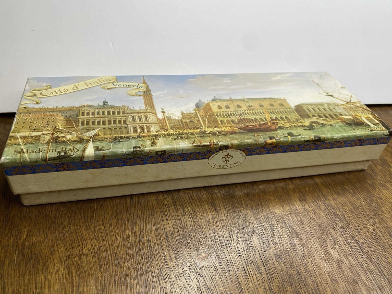 Italian Soap Città d’ Italia Venezia Luxury Round 3 Bars Sealed Box