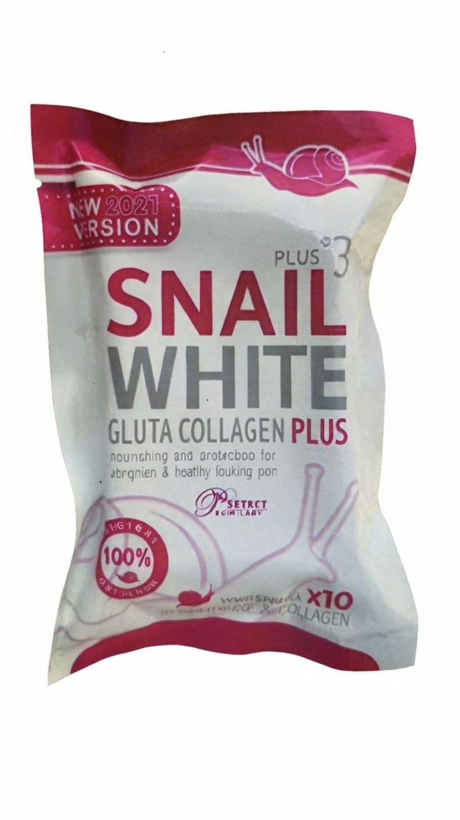 SNAIL WHITE SOAP GLUTATHIONE X10 SKIN REDUCE ACNE/ANTI AGING