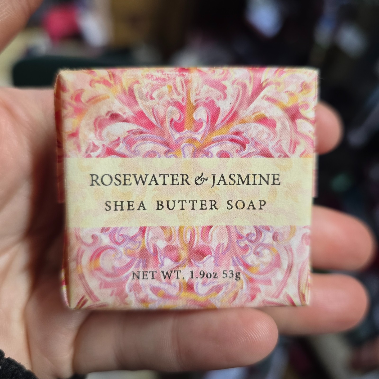 Greenwich Bay Trading Co. Rosewater & Jasmine Shea Butter Soap Bar 1.9 Oz Single