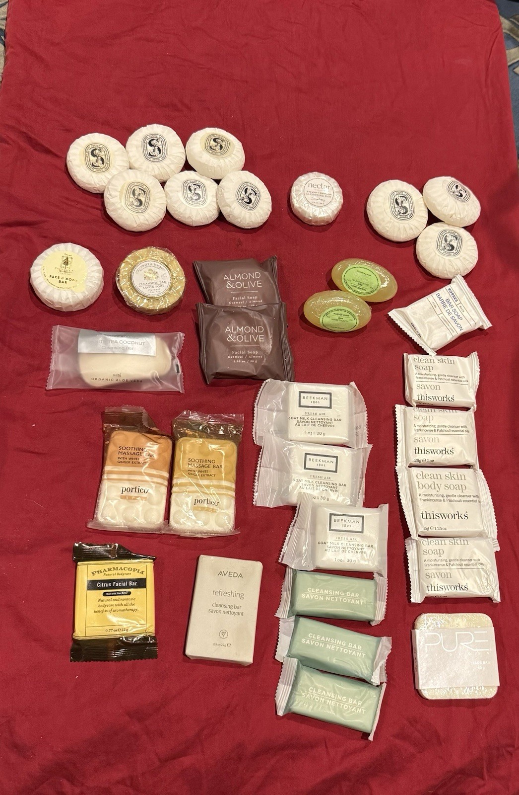 Travel size Soap & Shower Gel lot – Qty 118