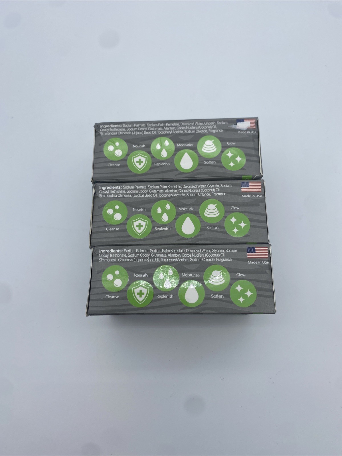 3-Pack Okay ~ Fresh Natural Soap Bar For Men 9 oz Each