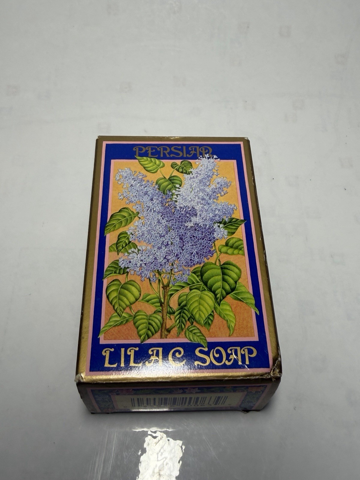 NEW Crabtree & Evelyn Savon Persian Lilac Bath Bar Soap 3.5 oz DISCONTINUED VTG
