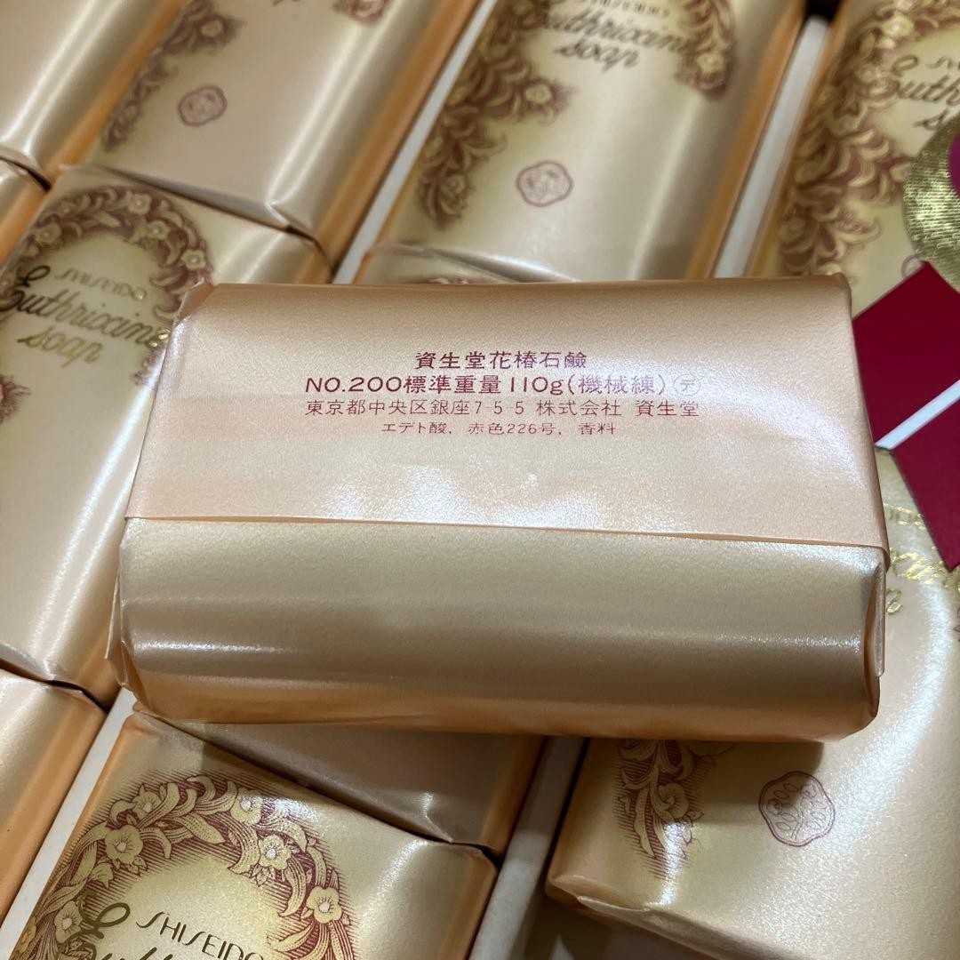 Shiseido Euthrixaine soap 110g × 15 Hanatsubaki Soap with gift Box