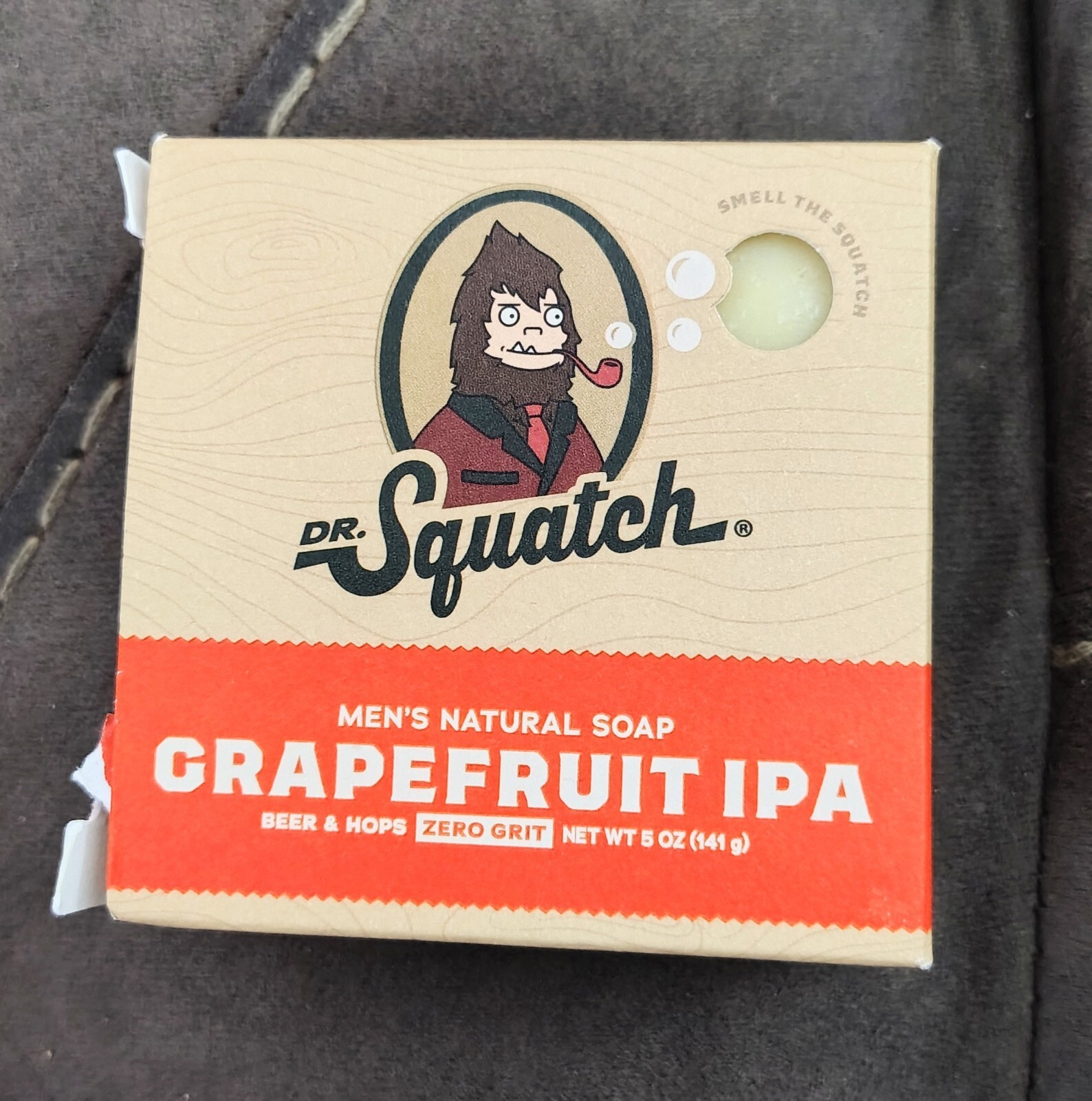 Dr. Squatch Grapefruit IPA Men’s Natural Soap 5 oz Bar Beer & Hops Made In USA
